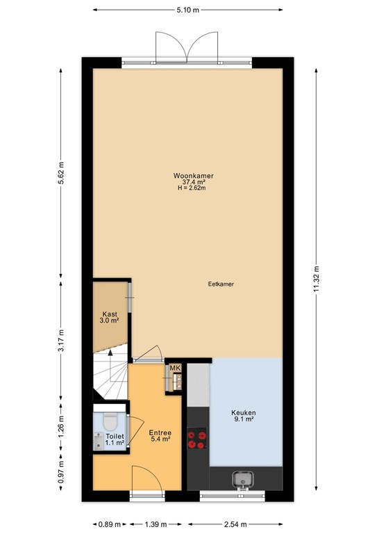 mediumsize floorplan